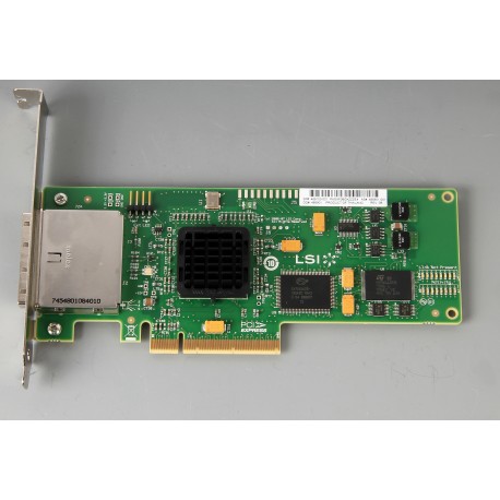 488901-001 LSI HP SAS3801E-HP 3Gb/s miniSAS Eight-Port Host Bus HBA 