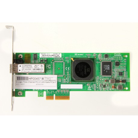 AE311-60001 Q-Logic Fibre Channel PCI-X LAN Karte PCIe PX2510401-70 A (Regular and Low profile)