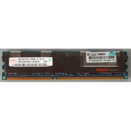 500205-371U 8GB DIMM DDR3 PC3-10600R-9-10-E1 HMT31GR7AFR4C-H9 DB AA