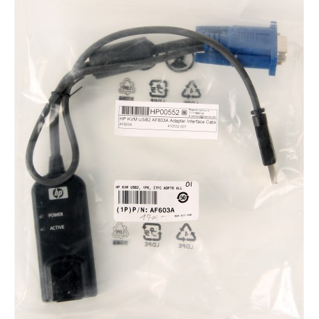 AF603A HP KVM USB2 AF603A Adapter Interface Cable