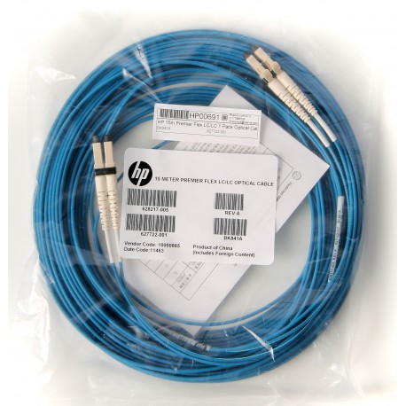BK841A HP 15m Premier Flex LC/LC 1 Pack Optical Cable (628217-005) 