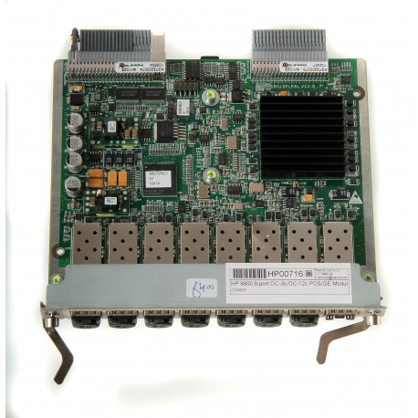JC482A HP 8800 8-port OC-3c/OC-12c POS/GE Module 