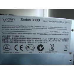 AM456-2001A Violin memory series 3000, HP VMA3205 3,45TB SLC Memory array