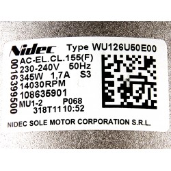 Motor Electrolux EWT1262TDW WU126T35E00