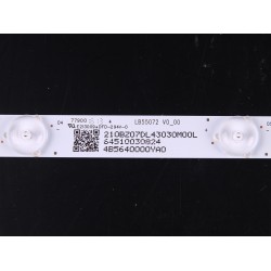 Podsvětlení - LED pásek LB55072 V0_00  pro TV Philips 55PUS6551/12 (L 7xLED)