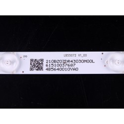 Podsvětlení - LED pásek - V5DU-400DCA-R1 [15.01.10] pro TV SAMSUNG UE40KU6072U (5xLED)