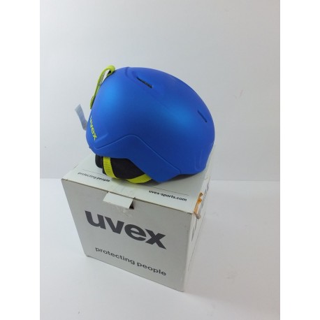 Lyžařská přilba Uvex MANIC PRO, modrá/zelená, vel. 46-51