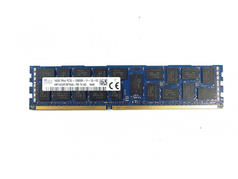 16GB 2Rx4 PC3L-12800R-11-13-E2 ECC Registered