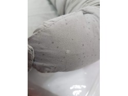 Jollein Hnízdo pro miminka - babynest MINI DOTS MIST GREY