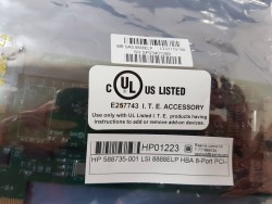 HP 588735-001 LSI 8888ELP HBA 8-Port PCI-Express SAS RAID Storage Controller Card