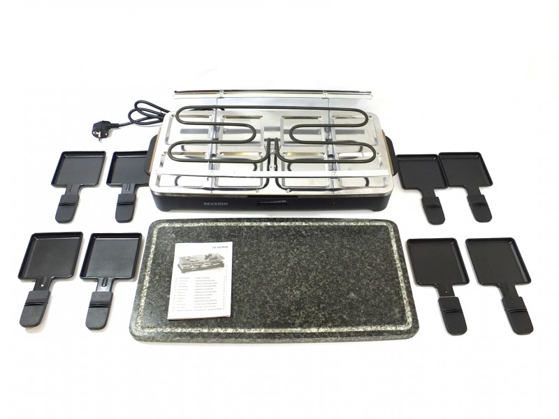 Raclette gril s lávovým kamenem Severin RG 2343
