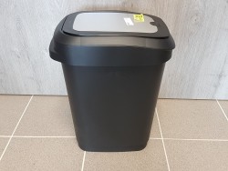 Kis Koš na odpad Dual Touch Bin M Steel 25 L stříbrný
