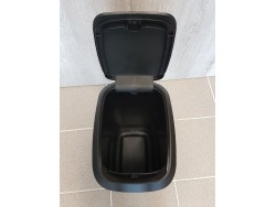 Kis Koš na odpad Dual Touch Bin M Steel 25 L stříbrný