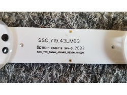 Podsvětlení- LED páseky SSC_Y19_43LM63  pro TV LG 43LM6300PLA