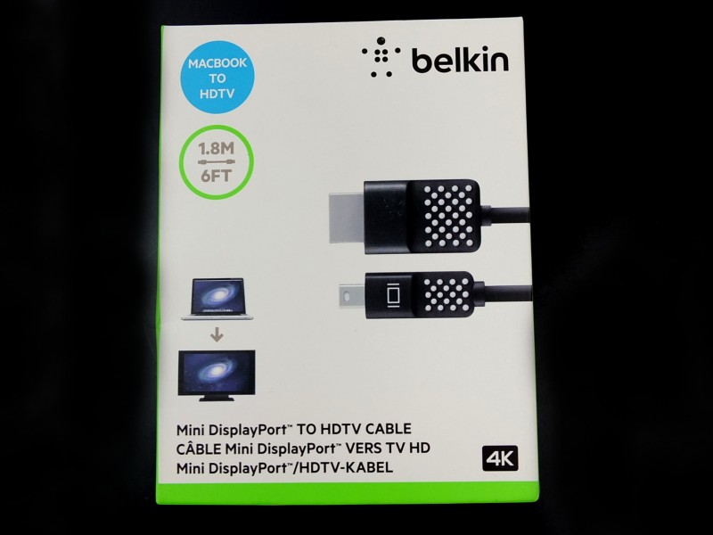 BELKIN Mini DisplayPort na HDMI kabel 1.8m černá