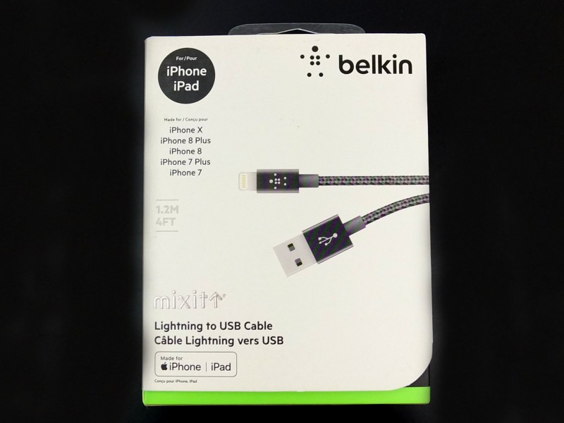 Mixit Lightinjng to USB Cable 1,2M 4FT, opletený