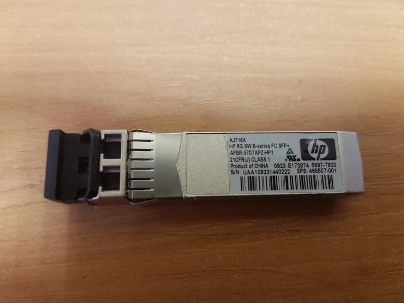 AJ716A, HP 8Gb,  B-Series SFP+ AFBR-57D7APZ-HP1