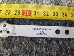 Podsvětlení- LED páseky 17DLB43VER13-A pro TV Orava LT-ANDR43 A01