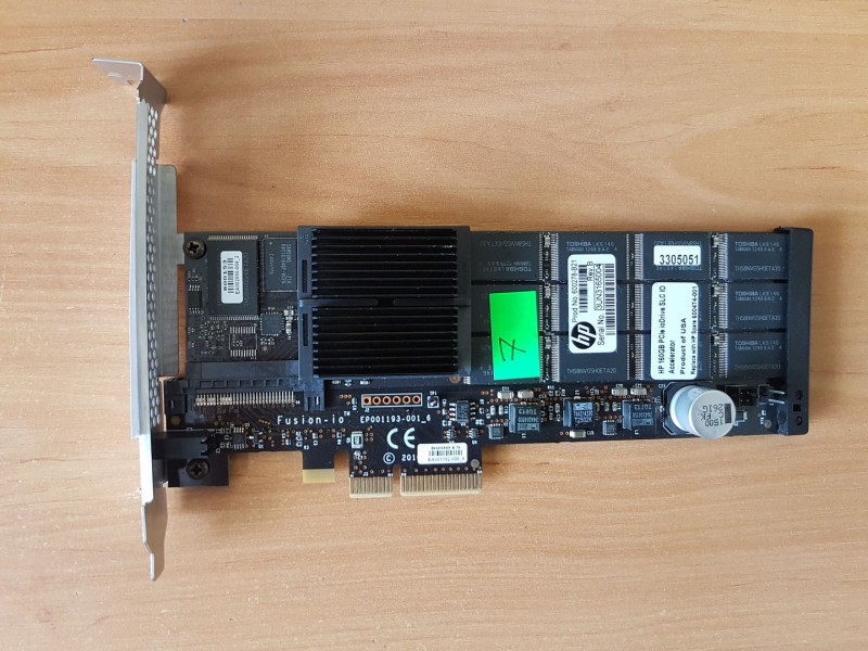 HP 160GB PCIe ioDriver SLC IO 600278-B21, HP Spare 600474-001