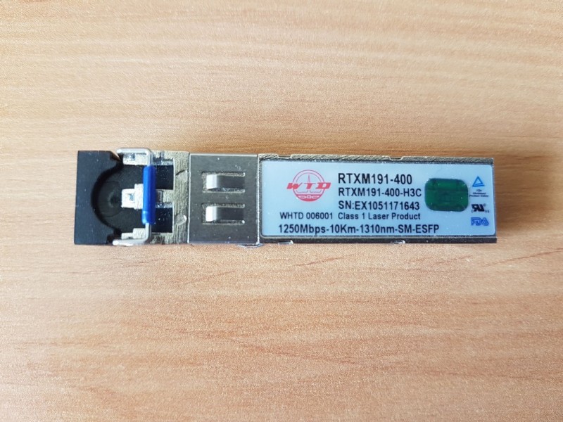 SFP Transceiver Module Huawei WTD RTXM191-400 1.25G-1310NM-10KM-SM-ESFP