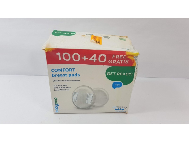 BabyOno vložky do podprsenky COMFORT 100+40 ks zdarma