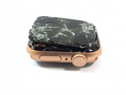 Apple Watch SE 40mm Gold Aluminium with Sand-pink Sports Strap