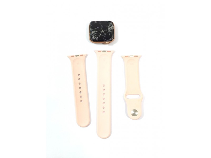 Apple Watch SE 40mm Gold Aluminium with Sand-pink Sports Strap