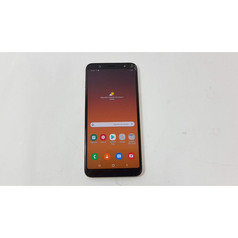 Samsung Galaxy A6  na náhradní díly PLNĚ FUNKČNÍ