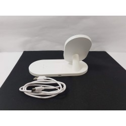 AlzaPower WC200 Wireless Dual Fast Charger bílá