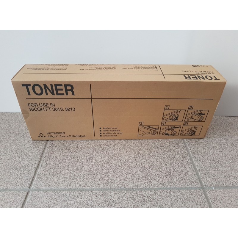 Toner pro použití v  Ricoh FT-3013, 3213, Typ 320, černý