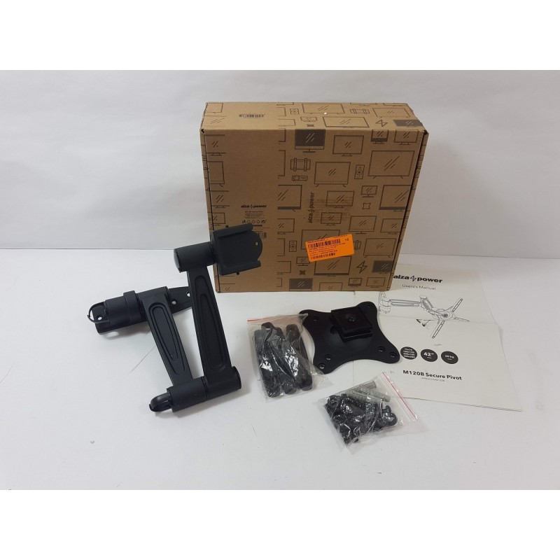Držák na TV AlzaErgo M120B Secure Pivot kloubový 13"-42"