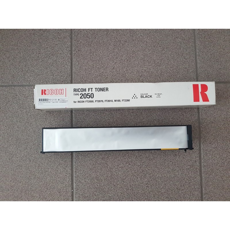 Toner Ricoh 887661, Type 2050 - kompatibilní | černý