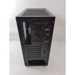 PC case Evolveo Ptero Q12, 4x120mm RGB, sklo, černá
