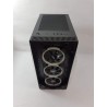 PC case Evolveo Ptero Q12, 4x120mm RGB, sklo, černá