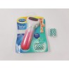 SCHOLL Velvet Smooth Elektrický pilník na chodidla s diamantovými krystalky + bronzová taška