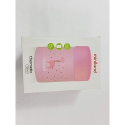 Dětská MINILAND Termoska Thermic a kelímky na jídlo 700 ml - pink