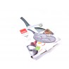 Banquet Pánev na 4 lívance s nepřilnavým povrchem GRANITE Grey 26 cm