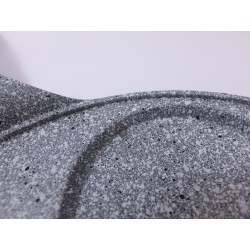 Banquet Pánev na 4 lívance s nepřilnavým povrchem GRANITE Grey 26 cm