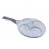 Banquet Pánev na 4 lívance s nepřilnavým povrchem GRANITE Grey 26 cm