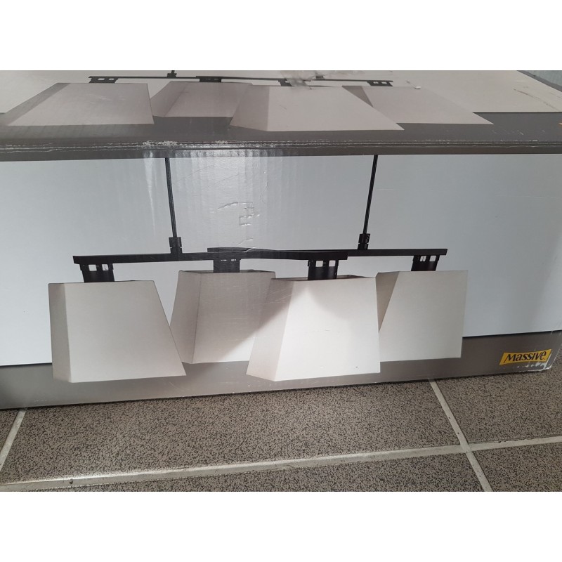 Philips Massive 37695/86/10 - Závěsný lustr KIERA 4xE14/40W