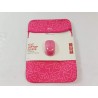 Pouzdro na notebook TRUST YVO MOUSE & SLEEVE F/15.6 – PINK