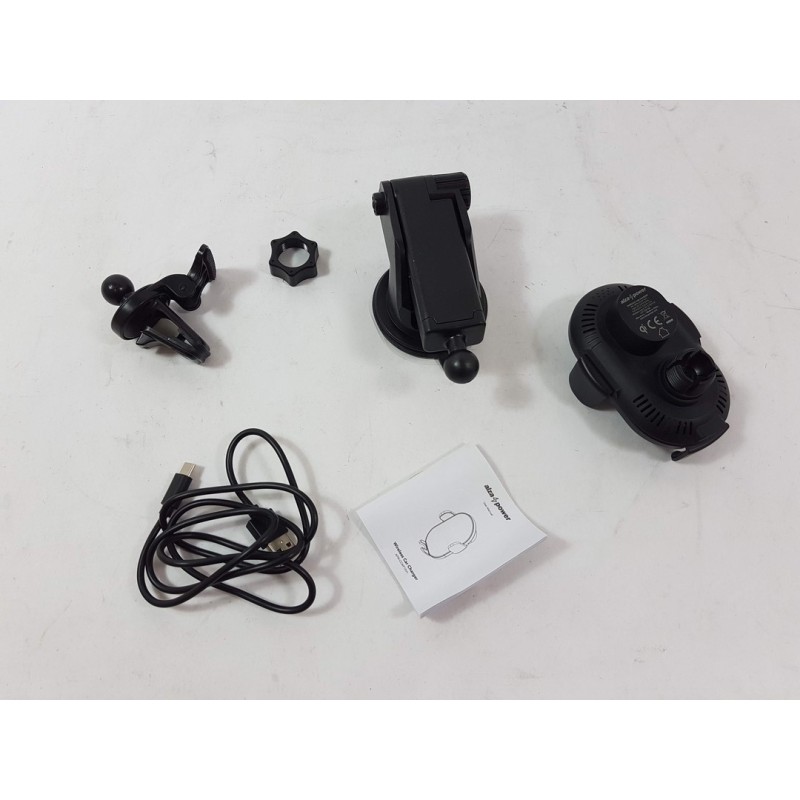 AlzaPower WF300 Wireless Car Charger 15W černá
