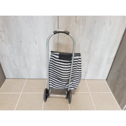 BRILANZ Nákupní taška na kolečkách 87x35x28 cm černá