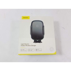 Baseus Light Electric Car Holder Wireless Charger 15W Black