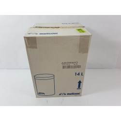 Odpadkový koš Meliconi 14l Brushed stribrný