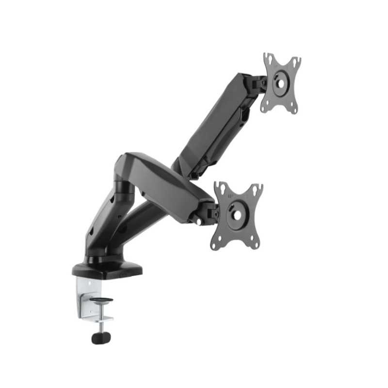 Držák na 2x monitor AlzaErgo Arm AR2.1 černý