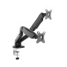 Držák na 2x monitor AlzaErgo Arm AR2.1 černý