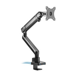 Držák na monitor AlzaErgo Arm S65B Essential USB