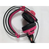 Herní headset C-Tech Helios (GHS-07G) (GHS-07P) černý/růžový