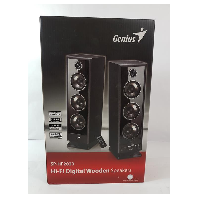 Reproduktory Genius SP-HF2.0 2020 V2 Black Wood